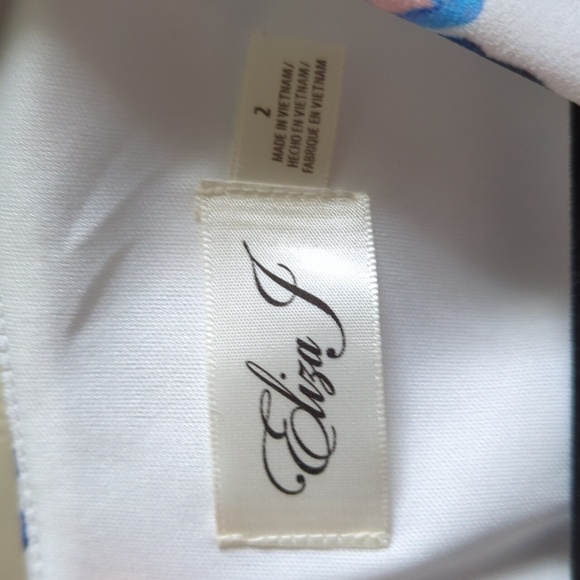 Eliza J Printed Knit Sleeveless Floral Dress - Picture 11 of 16